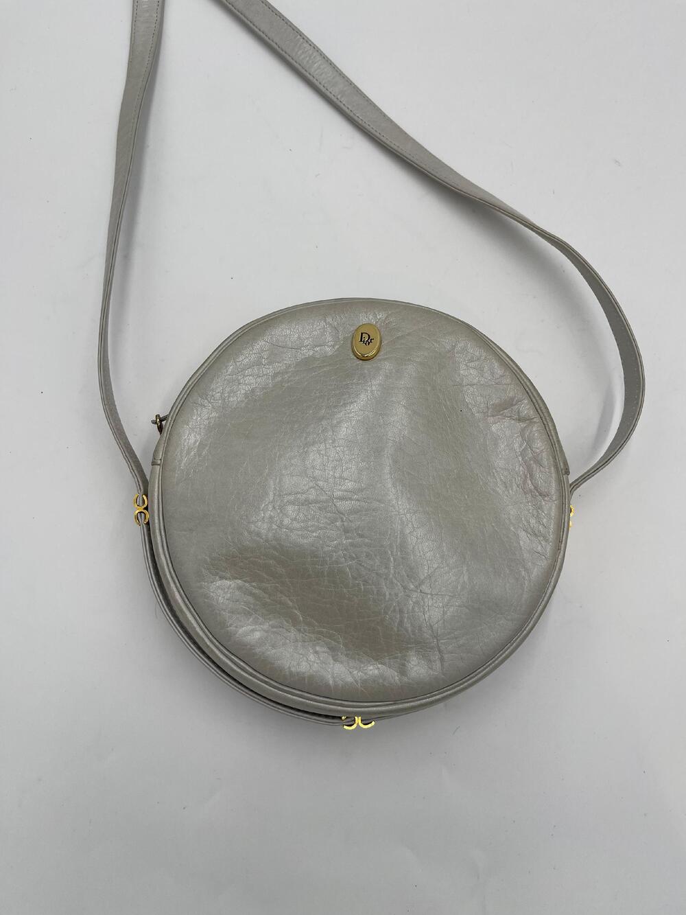 Dior Vintage Round Shoulder Bag